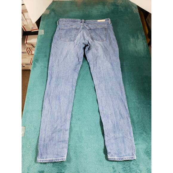 Adriano Goldschmied Jeans Size 28 Womens Blue Ladies Mid Rise Legging Ankle - Picture 10 of 13
